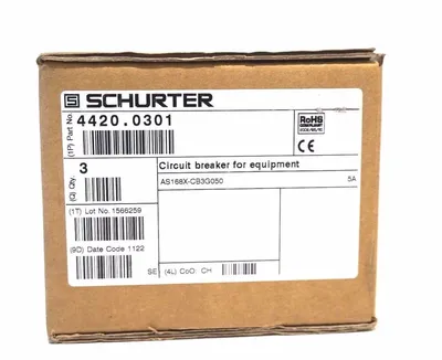 NEW SCHURTER AS168X-CB3G050