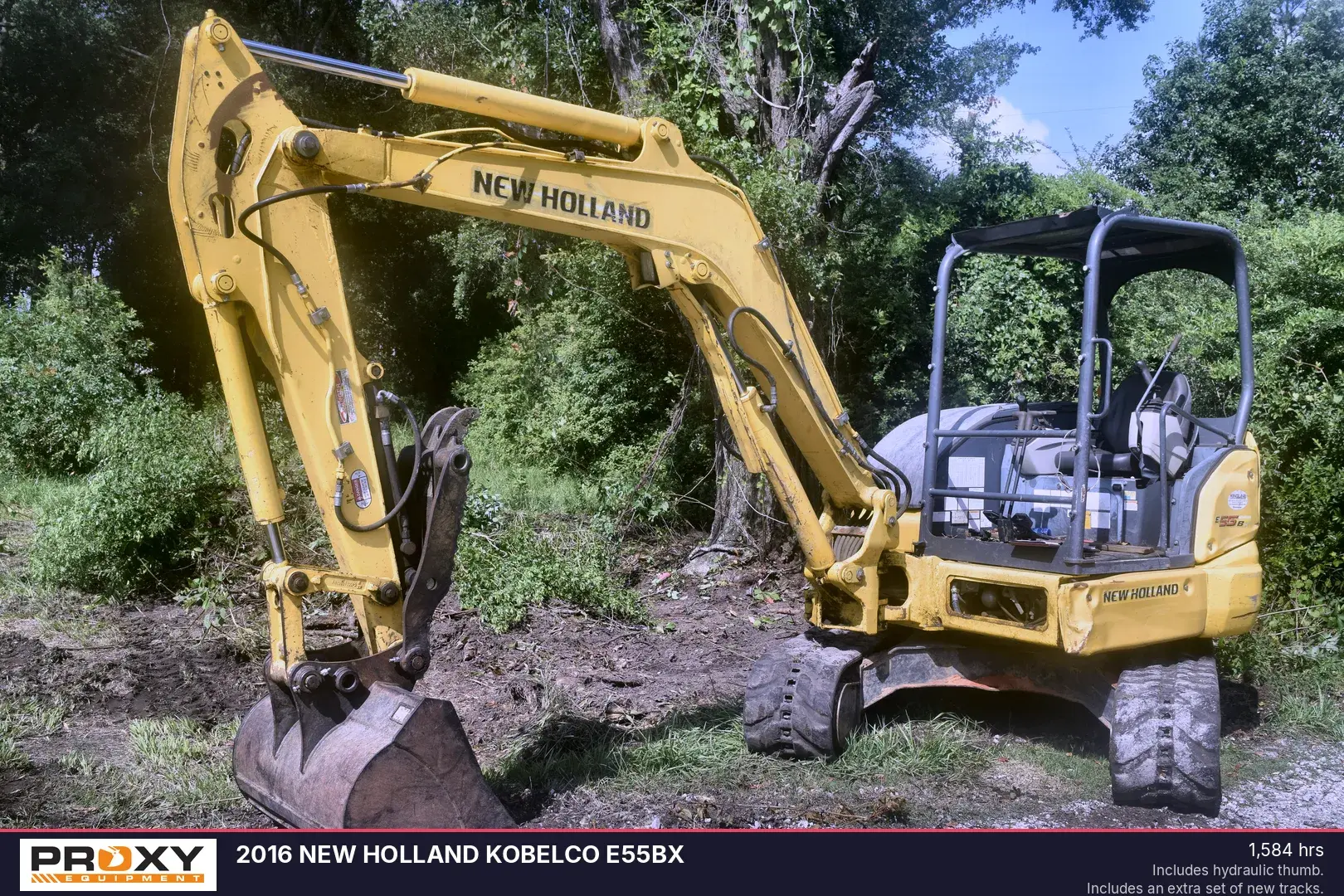 Used 2016 NEW HOLLAND E55BX Crawler Excavators - Mini Alabama US | Proxy Equipment #1378344