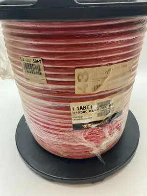 NEW CONTINENTAL 1 1ABT1 1/4" RED MULTIPURPOSE PVC AIR HOSE ROLL OF 500'