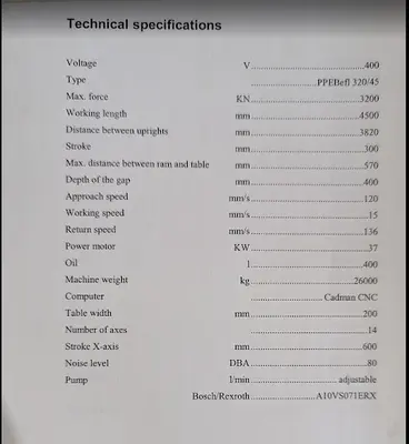 2007 LVD STRIPPIT PPEB 350/15 Press Brakes-Hydraulic Power | Asset Exchange Corporation (13)