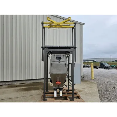 Used Spiroflow Bulk Bag Discharger Loss in Weight Batching System w/Flex Screws