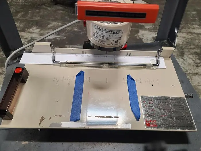 Used 1989 MARTIN YAALE 101 Paper Drills | BROOKS PRINTING EQUIPMENT #391705