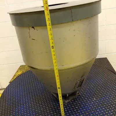 USED METAL FABRICATOR HOPPER835