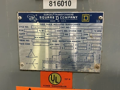 Square D _UNKNOWN_ Power Transformers | Equipment Recovery Corp. (11)