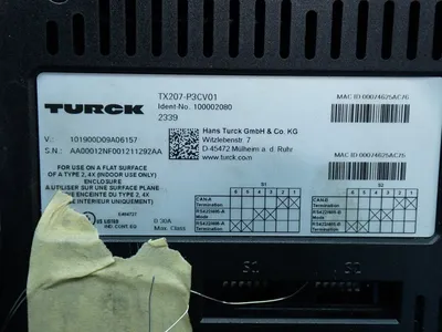 USED TURCK TX207P3CV01