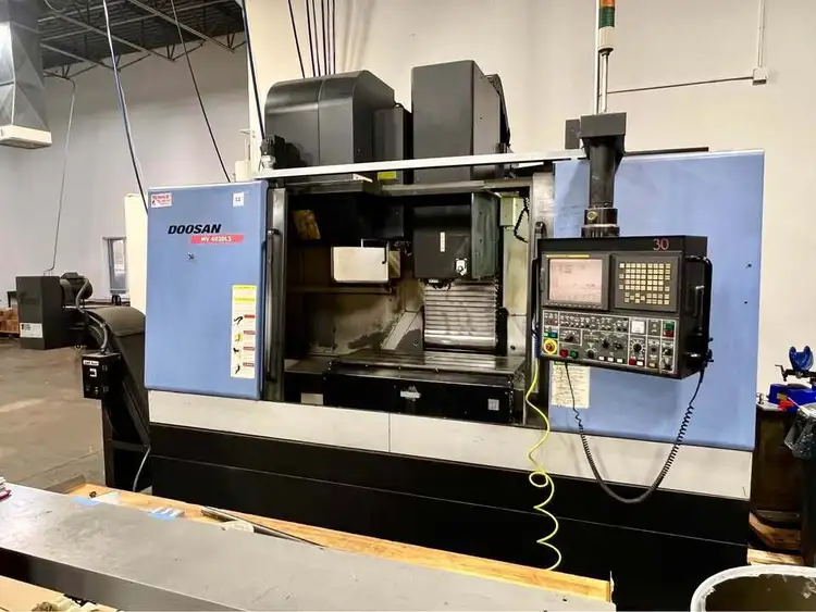 Used 2007 DOOSAN MV-4020LS Vertical Machining Centers Illinois US | 520 Machinery Sales LLC #895825