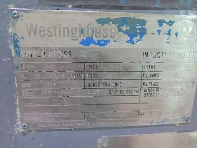 USED WESTINGHOUSE 500 HP