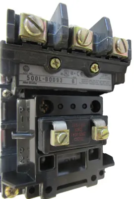 ALLEN BRADLEY 500L-BOD93 LIGHTING CONTACTOR SER.B 500LBOD93 NEW SURPLUS