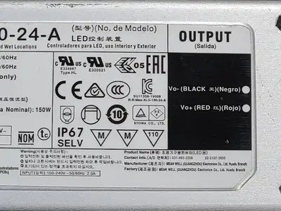 USED MEAN WELL XLG-150-24-A