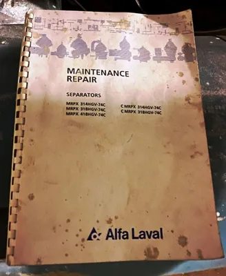 Alfa-Laval MRPX 418 HGV-74C cold milk separator, 316SS.