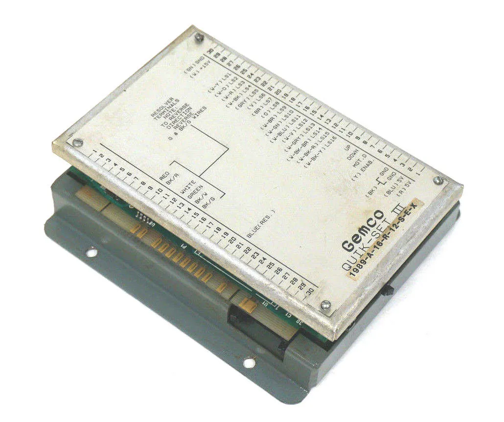 USED GEMCO 1989-A-16-R-12-S-E-X QUIK-SET III RESOLVER MODULE 1989A16R12SEX