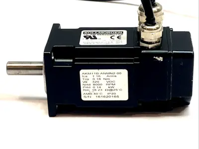 Used Kollmorgen Brushless AC Servo Motor 0.18Nm 8000RPM 320VDC Servo Motors Michigan US | Maverick Industrial Sales #1394931