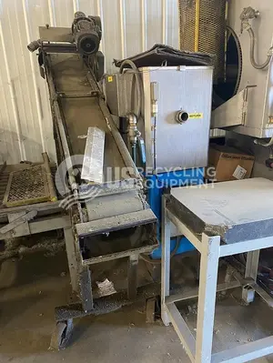 USED ROTO-CLEAN SUPARATOR INDUSTRIAL PARTS WASHER/DRYER/CONVEYOR