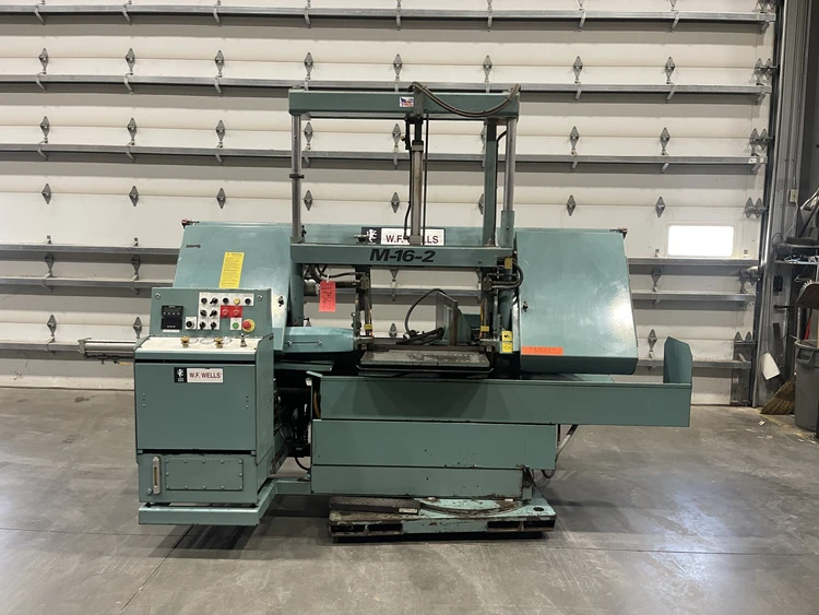 Used W.F. WELLS M-16-2 Horizontal Band Saws Michigan US | Vander Ziel Machinery Sales #480506