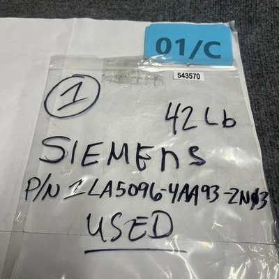 Used Siemens 1LA5096-4AA93-ZN03 A.C. Motors California US | Davliegogo LLC #1705653
