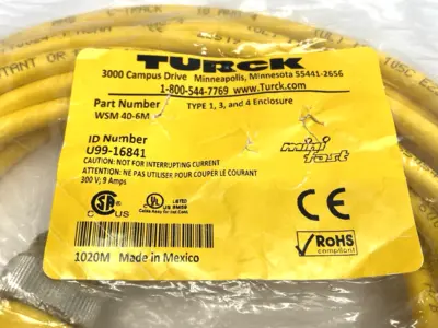 USED TURCK WSM 40-6M, U99-16841