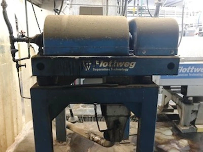 Bird/Flottweg Z23-3/401 decanter centrifuge, 316SS.