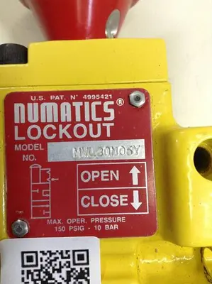 USED NUMATICS MVL30N06Y