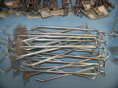 Large Lot of Peg Board Hangers