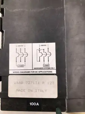 ABB RT-610 100A 3 Pole MCCB Molded Case Circuit Breaker 600VAC/500VDC