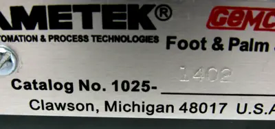 NEW AMETEK GEMCO 1025-1402
