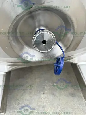 USED PRECISION STAINLESS 600 LITER STAINLESS STEEL JACKETED REACTOR 45 PSI