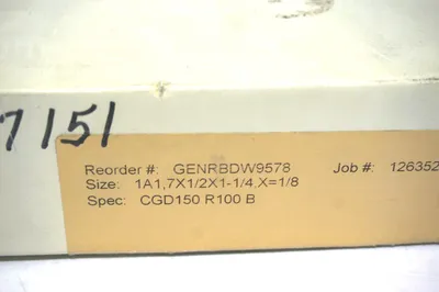 NEW 3M GENRBDW9578 WHEEL CGD150-R100-B-1/8