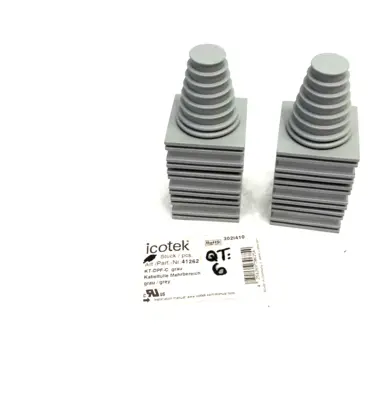 New | in-Stock Icotek Multi-Range Cable Grommet KT-DPF-C gy 6-PACK Electrical Fittings Michigan US | Maverick Industrial Sales #1402939