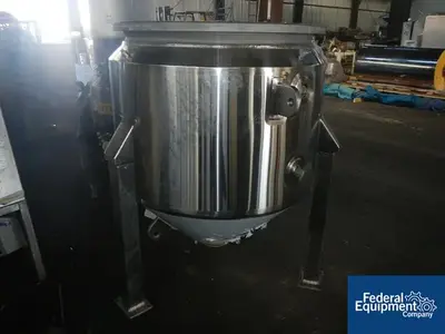 USED Pfaudler 200 Gal Pfaudler Reactor Body, 100/80#