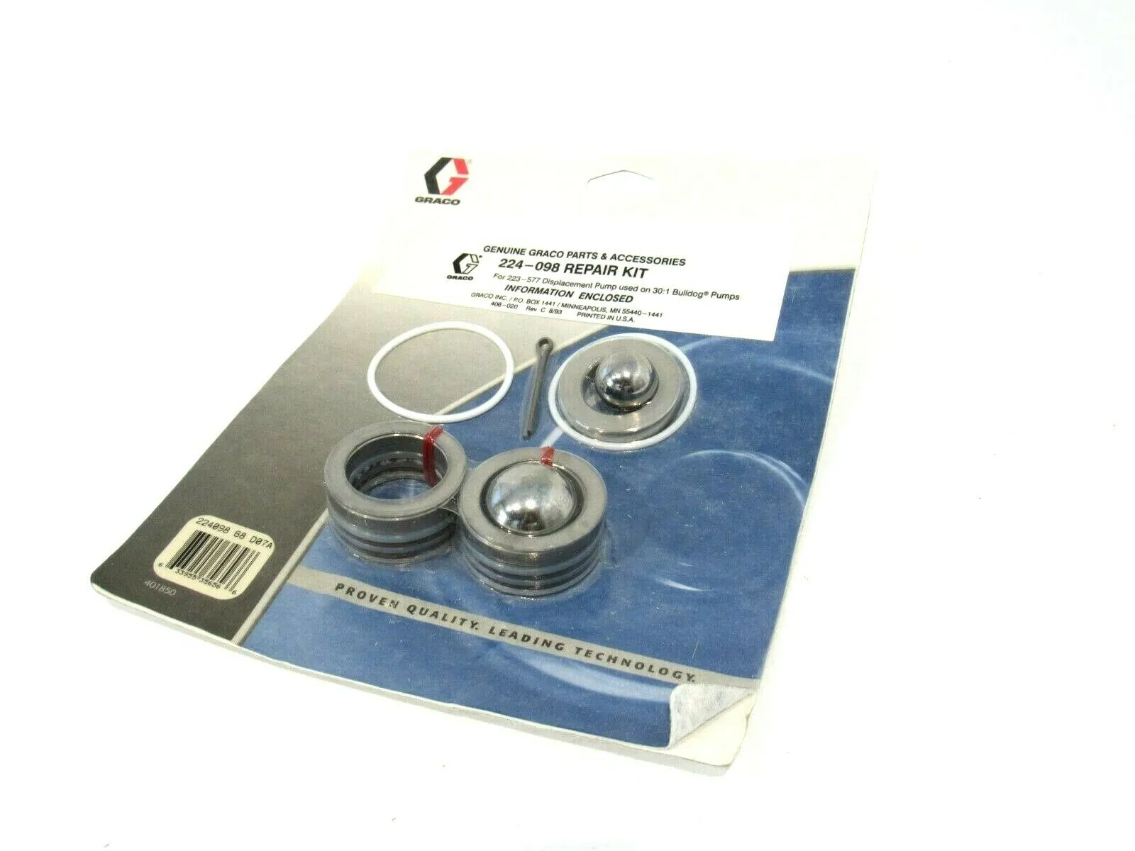 NEW GRACO 224-098 REPAIR KIT 224098