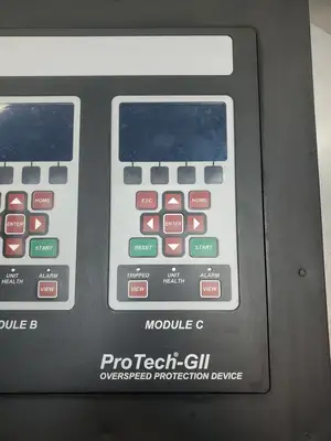 Used Woodward 8237-1600 ProTech-GII Panel Mount Turbine Controller Automation Control (HMI) South Carolina US | Palmetto Automation #1512132