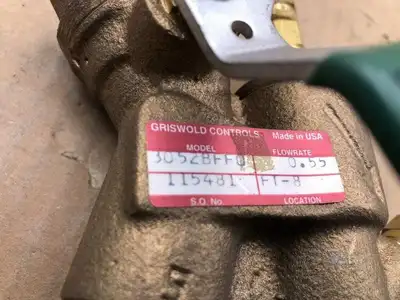 Griswold 3062BFF0 Bronze Combination Strainer Ball Valve 0.55GPM 3/4″