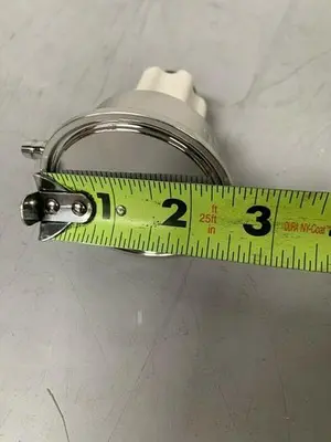 Stainless Steel Sample Valve w/ 1/4" Outlet & 2.5" Inlet