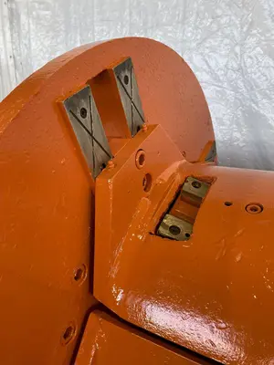 20,000 LB  X 48" DAHLSTROM 20H-48-2024 MOTORIZED UNCOILER. STOCK # 0206322