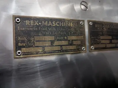 USED DÜKER-REX FLEISCHEREIMASCHINEN GMBH HYDRO 65 SN