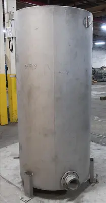 SPC8683  Tank 350 gallon vertical tank, Stainless Steel, flat