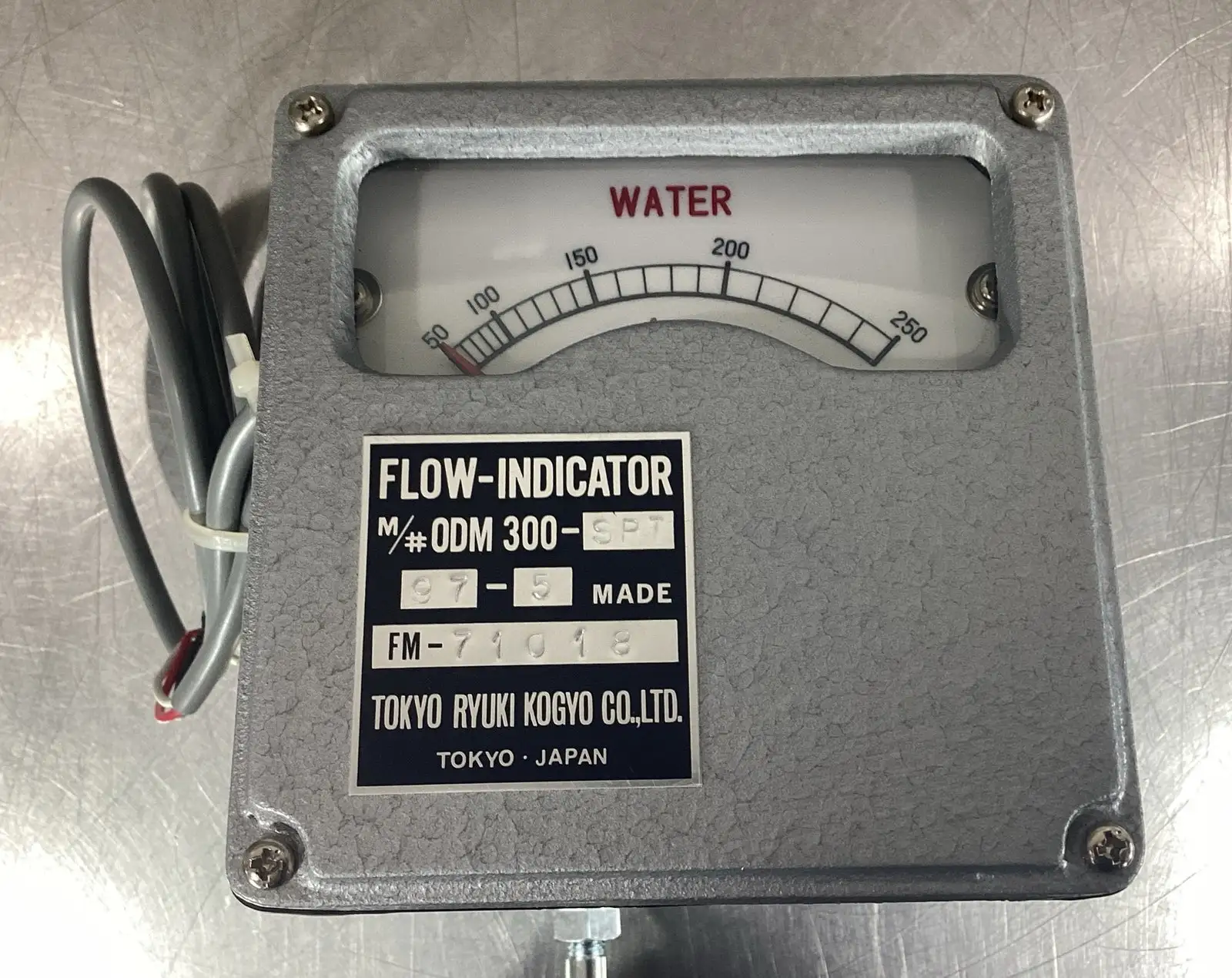 Tokyo RYUKI ODM-300-SPT Flow Meter 50-250 L/min 6D-22