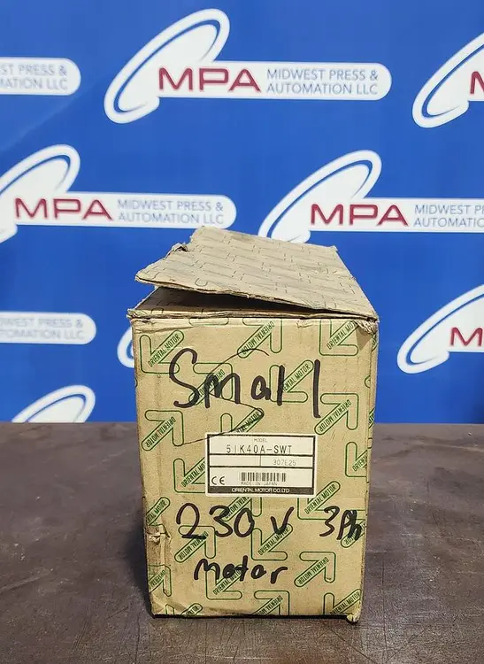 New | in-Stock ORIENTAL MOTOR 5IK40A-SW2T A.C. Motors Michigan US | Midwest Press and Automation #1324373