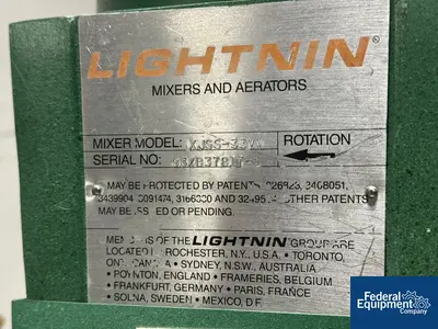 USED Precision 600 Liter Precision Stainless Reactor, 316L S/S, 45/100#