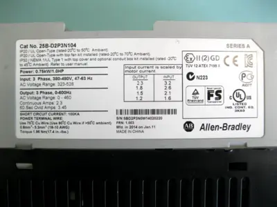 USED Allen-Bradley 25B-D2P3N104