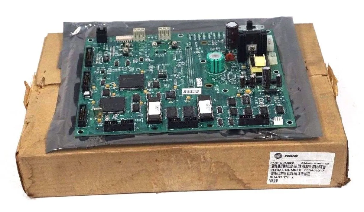 NEW TRANE CO. S3090-0198-62 CONTROL BOARD BRD01789