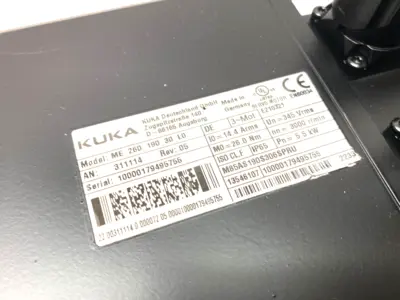 USED KUKA SERVO MOTOR 5,5KW L0 ME