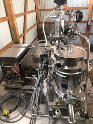 (2) Carr ViaFuge 9004 PLT Pilot clarifier centrifuges, 316L SS.