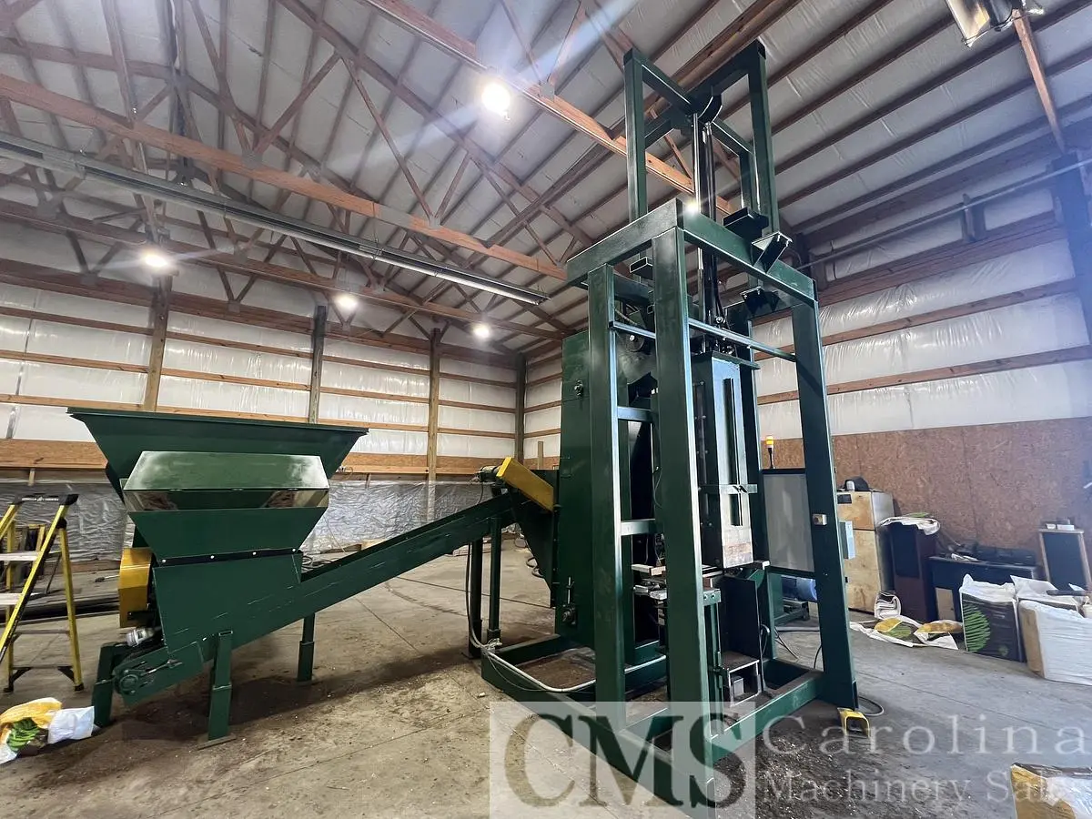 USED CUSTOM BUILT COMPRESSION BAGGER WITH INFEED BIN