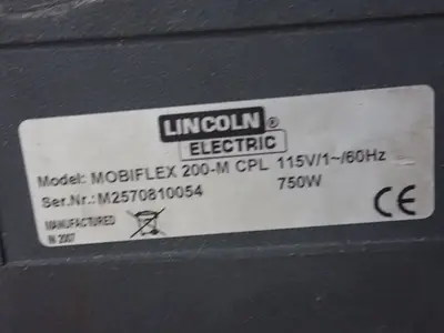 Used 2007 LINCOLN ELECTRIC MOBLFLEX 200MCFL Dust Collectors Ohio US | HGR 24 #1277708