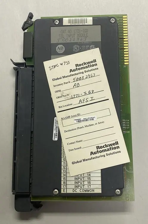 Used ALLEN-BRADLEY 1771-IGD Industrial Controls Ohio US | Surplus Asset Holdings #1240310