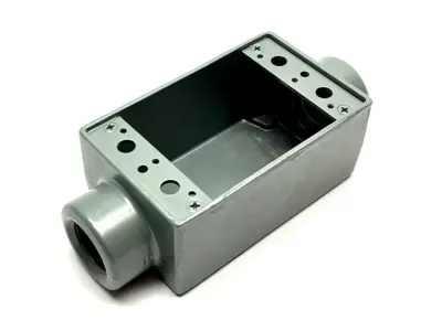 AFSC-2 | RED DOT  Weatherproof Box FSC Type 1 Gang 3/4" Outlets 1-15/16" Deep - New Other