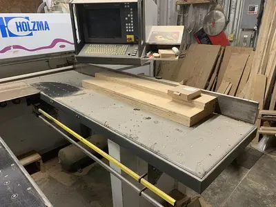HOLZMA OPTIMAT HPP 11/32, 10' HORIZONTAL FRONT LOADING PANEL SAW