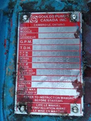 USED Goulds 3175L