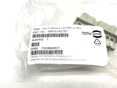 New | in-Stock HARTING Right Angle Cable Insert Han-Eco Mod.14E-SMC-FI-SCT Connector Accessories Michigan US | Maverick Industrial Sales #1467908